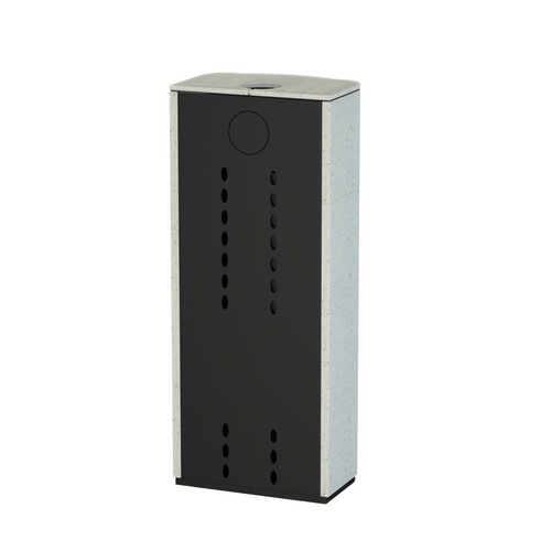 THERMIA Kaminofen »Neuwerk Plus«, schwarz, Stahl / Kalkstein, 7 kW Bild 4
