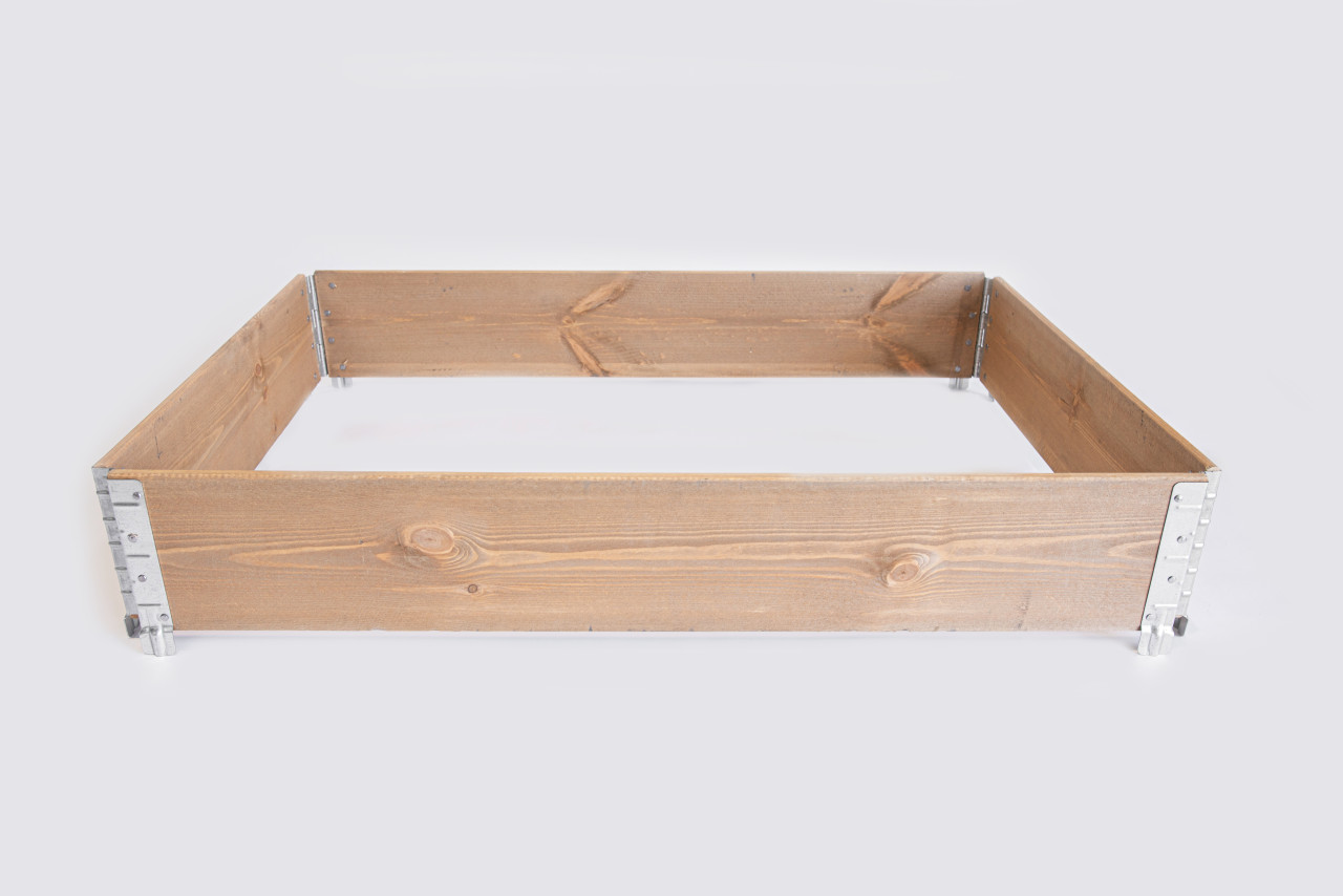 Upyard Beetrahmen Holz 120 x 80 cm natur