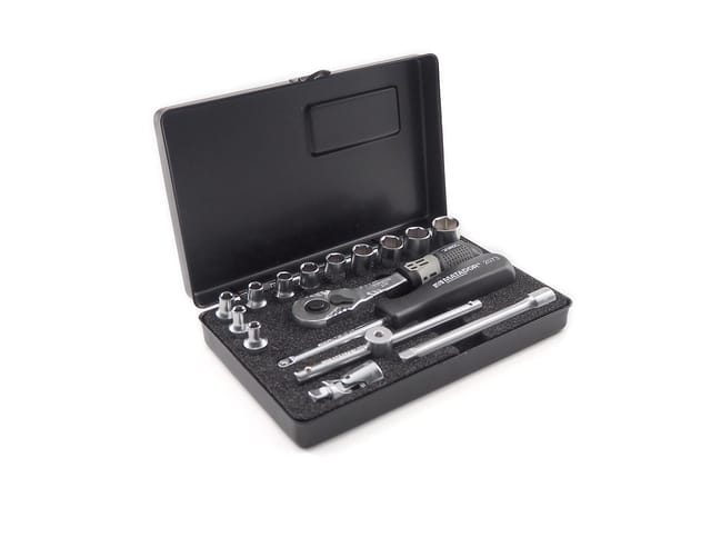 Matador - Steckschlüssel-Satz m, 6-kt., 16-tlg., 6,3 mm (1/4'): 4-13 m