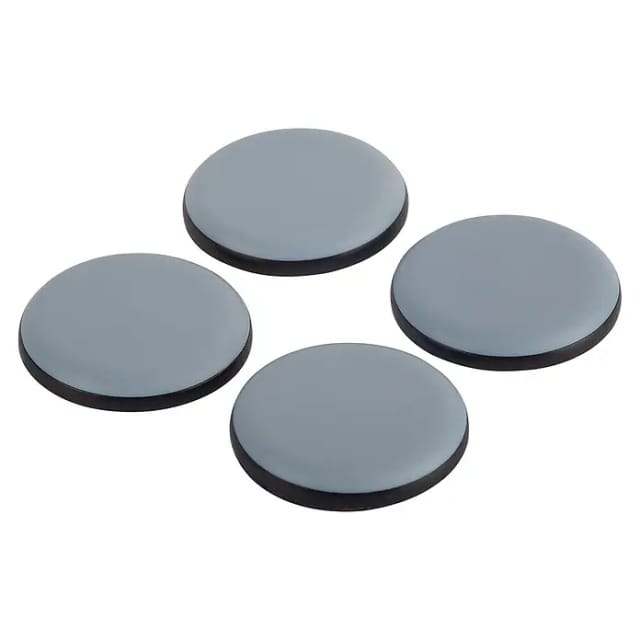 Easyglider massiv kleb. grau 40mm Inh.4 St.