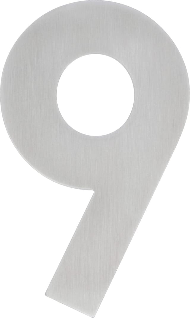 Alpertec Hausnummer 9 Edelstahl Hausnummern Hausnummerschild