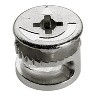 Rastex 15 mit Abdeckrand, vernickelt, 19 mm