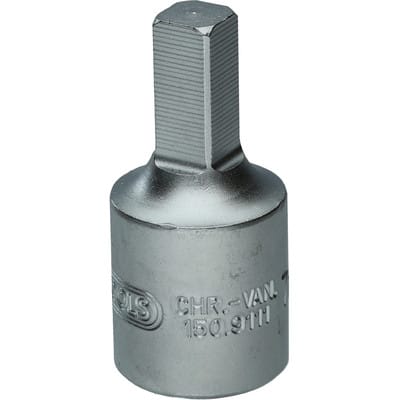3/8" Öldienst-Bit-Stecknuss für Innenvierkant-Schrauben, 7 mm