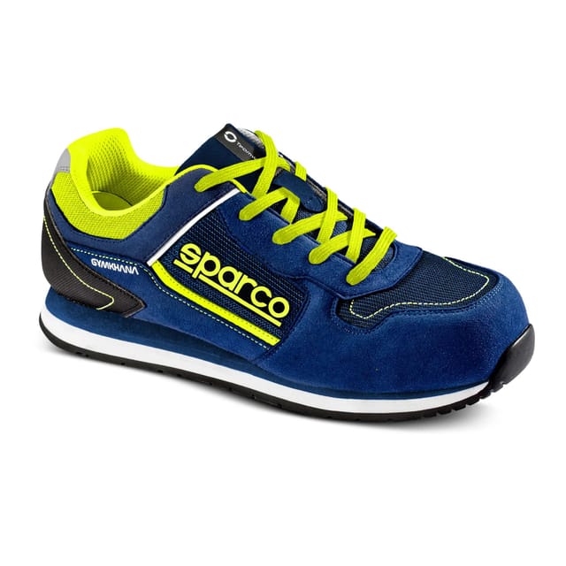 Sparco - 07527BMGF Dani S1P src Sicherheitsschuh, Blau/Gelb, 46
