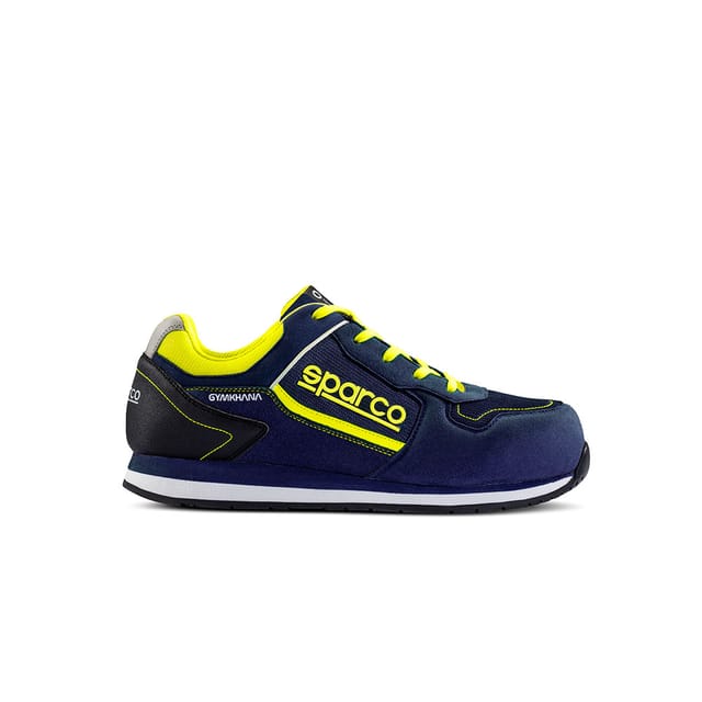 Sparco - 07527BMGF Dani S1P src Sicherheitsschuh, Blau/Gelb, 43