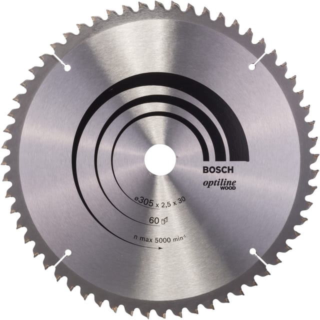 Pro Wood Kreissägeblatt, 305 x 2,5 x 30 mm, T60 - Bosch