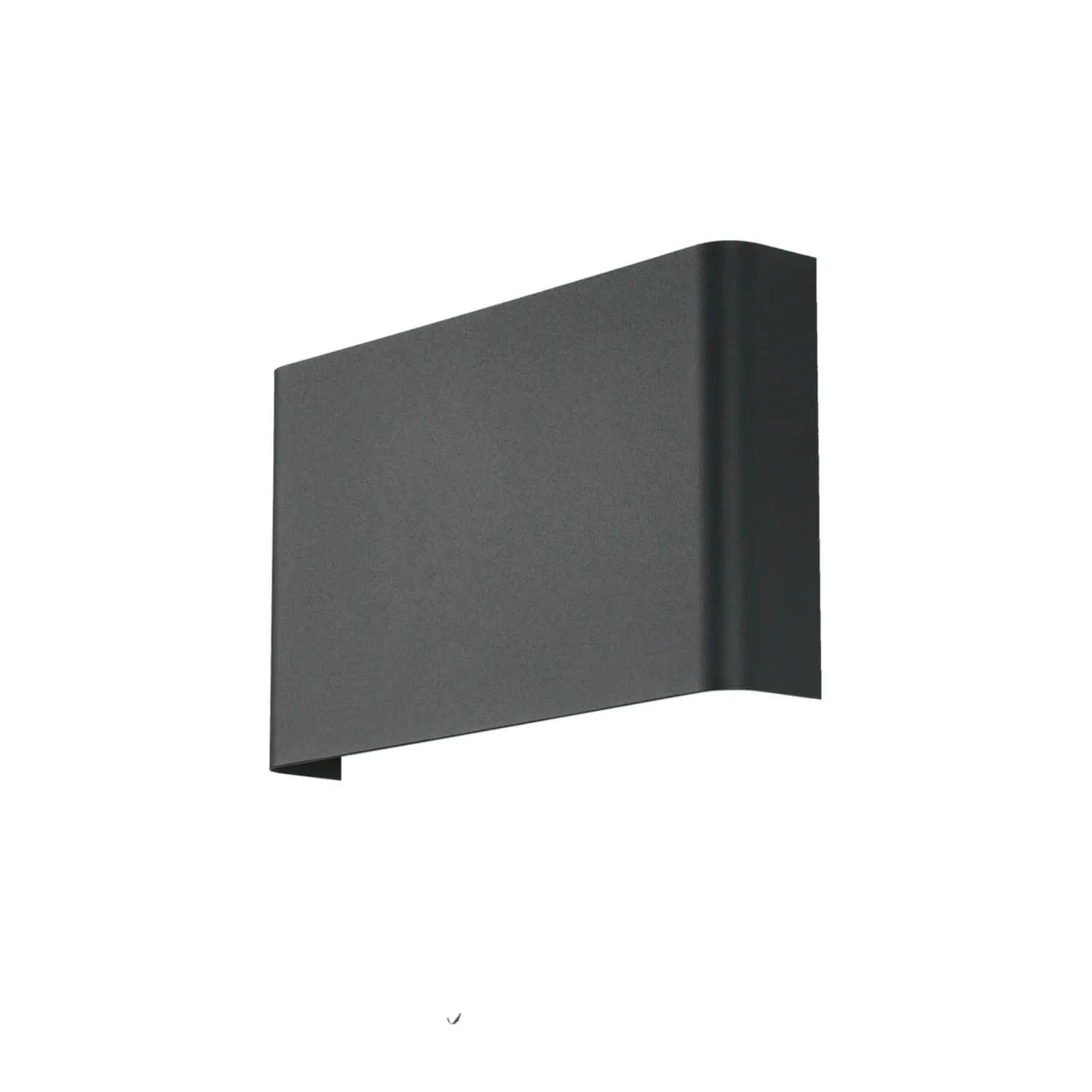 EASYLIGHT Wandleuchte Metall 25 cm Breit Up Down Graphit 2x G9 Indirekt