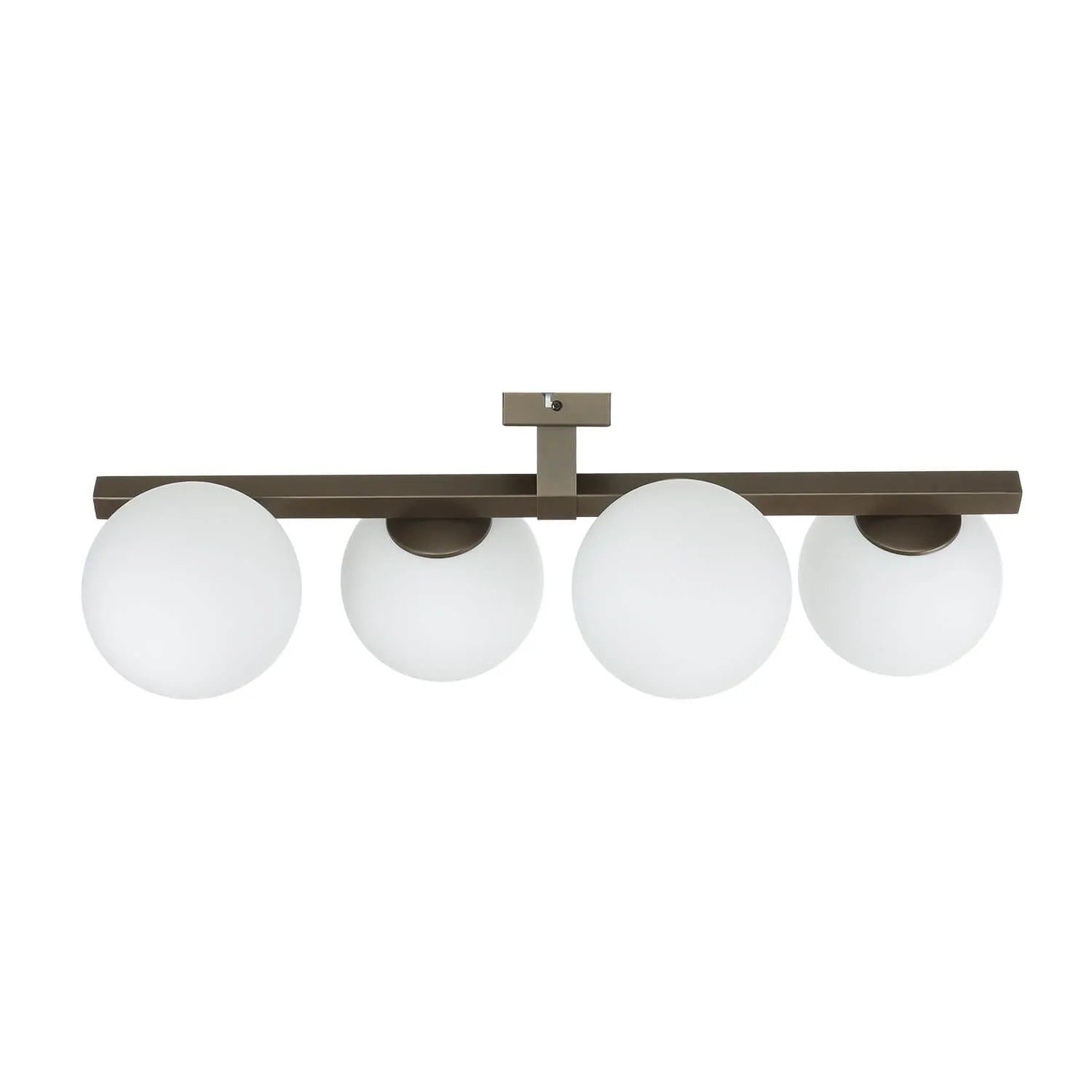 Licht-Erlebnisse Deckenleuchte Metall Glas In E27 4-Flammig Kugel Schirm Modern
