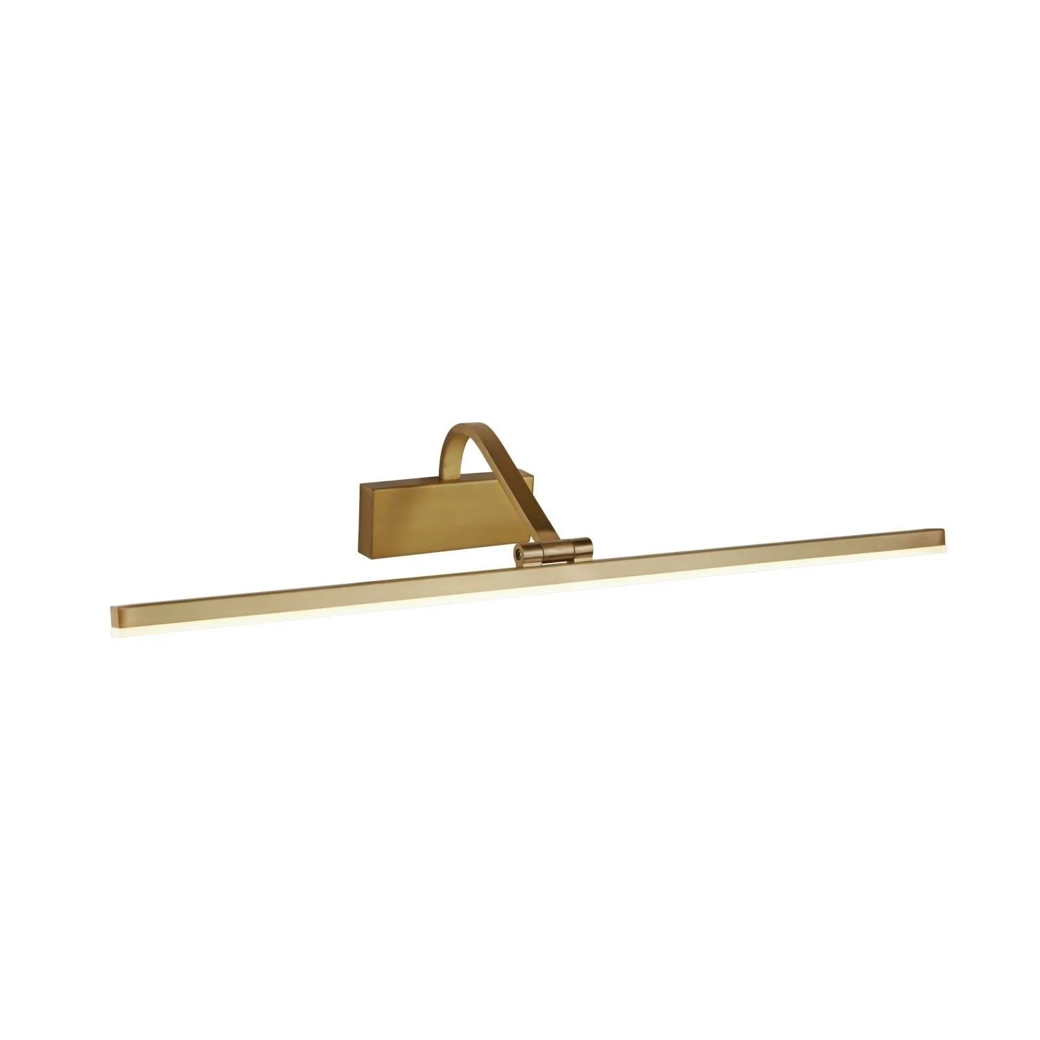 Licht-Erlebnisse Bilderlampe LED Metall 70 cm Breit In Messing 3000 K