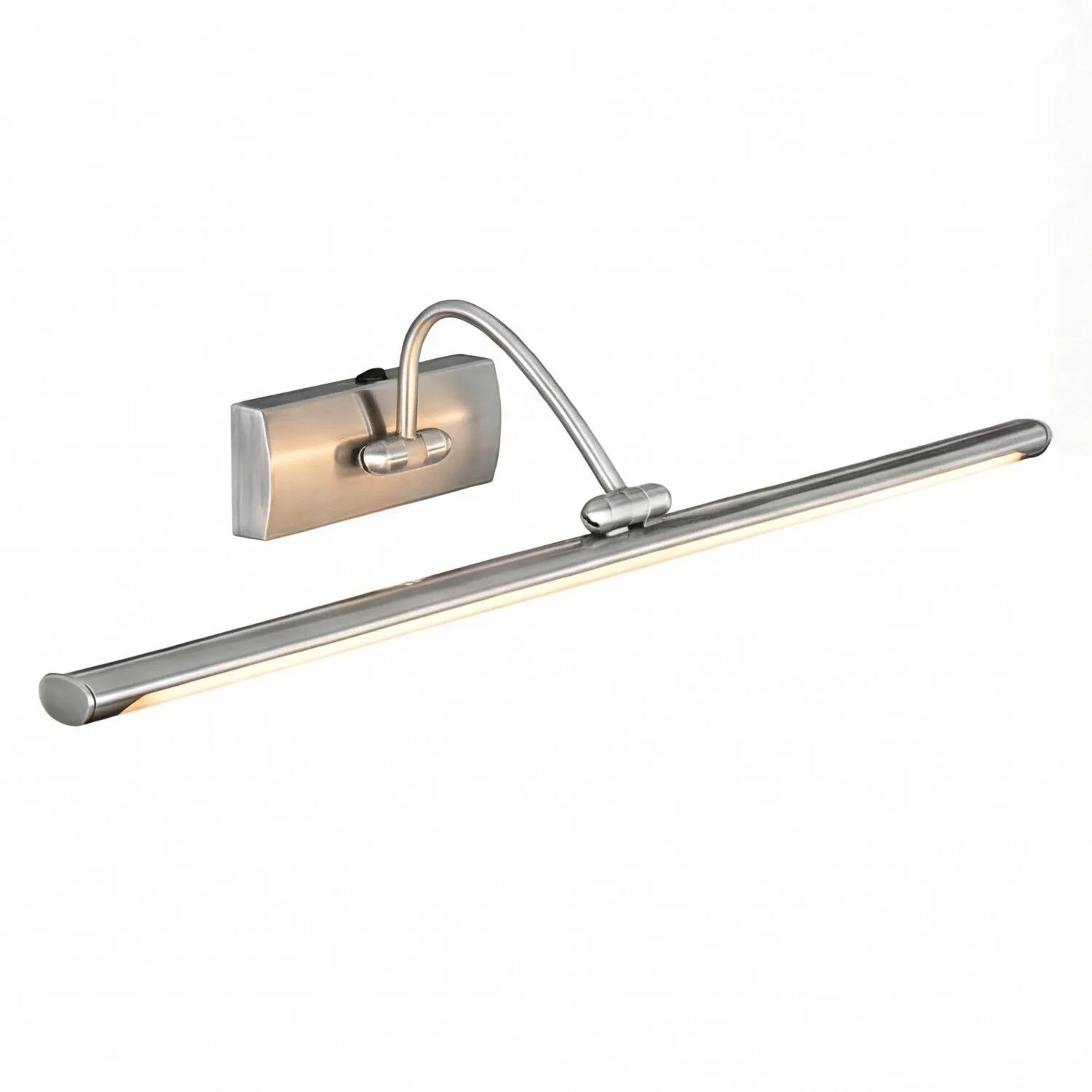 Licht-Erlebnisse LED Bilderleuchte Metall Verstellbar 38 CM Breit In Silber 3000 K 300 LM Modern