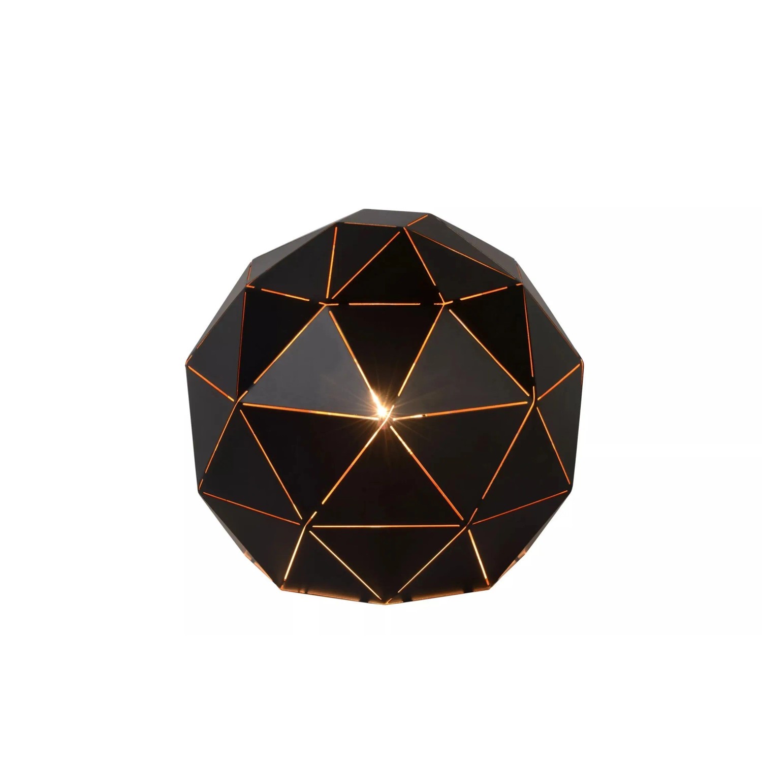 Licht-Erlebnisse Tischlampe Modern Design 22 CM Hoch Metall In Schwarz Für E27