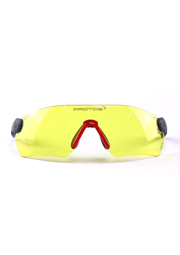 Integrale Schutzbrille für Helmsystem, Farbe:gelb - Protos