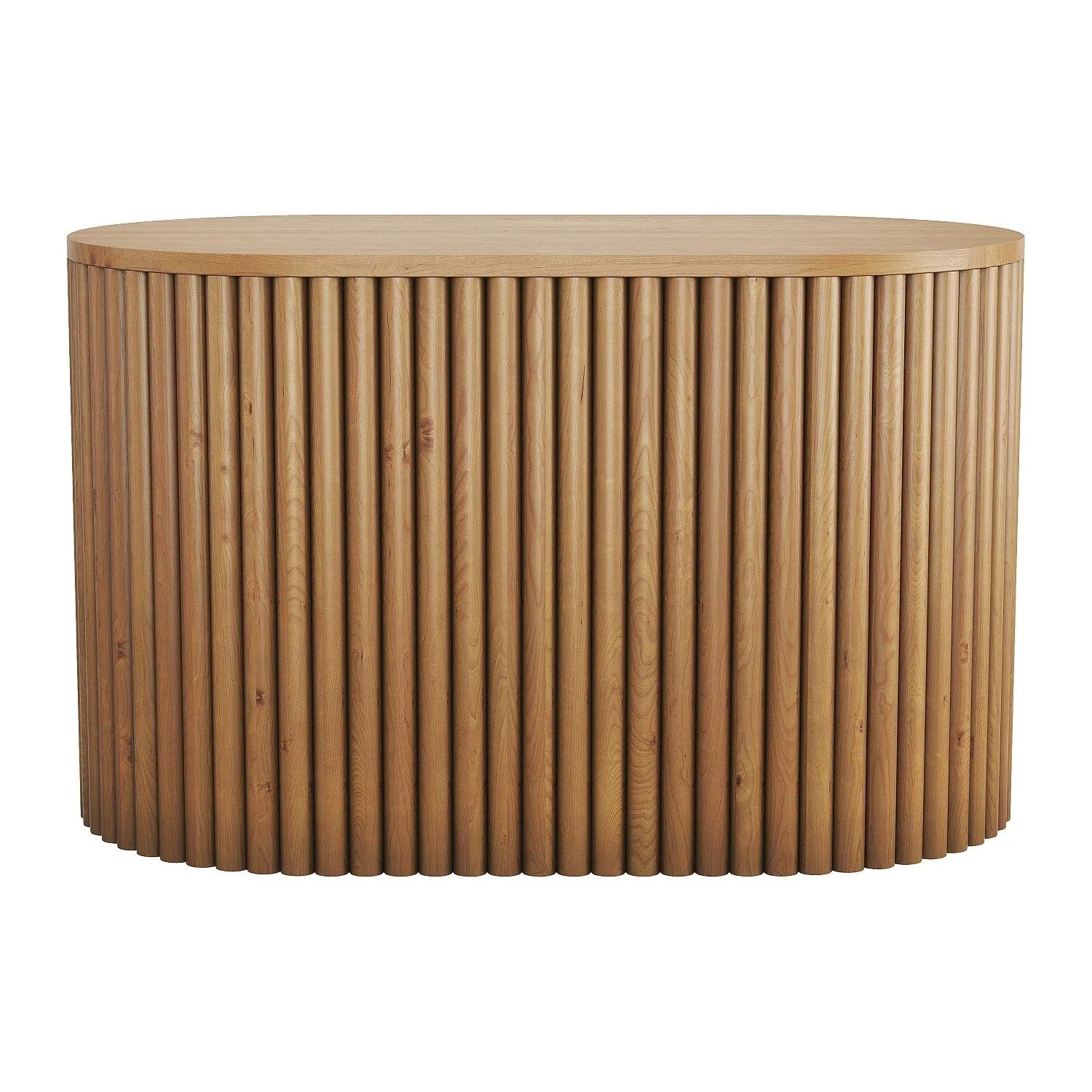 Vente-unique Waschbeckenunterschrank Towari Naturfarben Hell 90 cm
