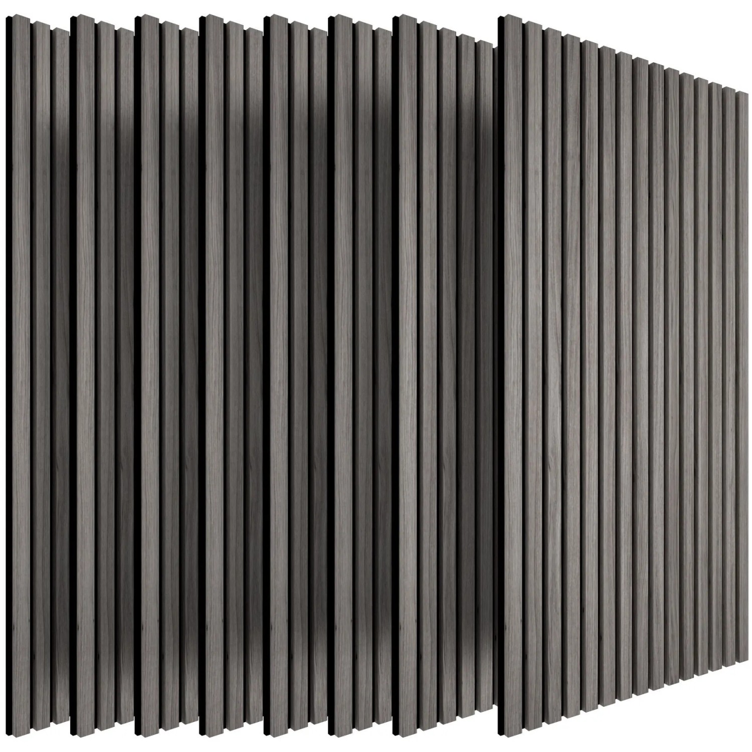 Tectake Akustikpaneele Sonic Wall Iv Holzoptik In Eiche Hellgrau Schallabsorbierender Filz 8Er Set 110 x 50 x 1 1 cm Eiche Hellgrau