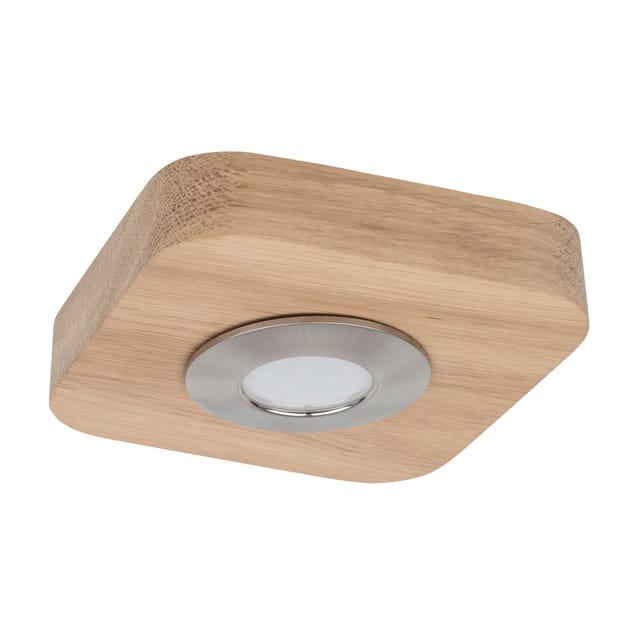 Licht-erlebnisse - Deckenleuchte led in Natur Esstisch Esszimmer 3000 k 300 lm Holz Modern Deckenlampe Spot