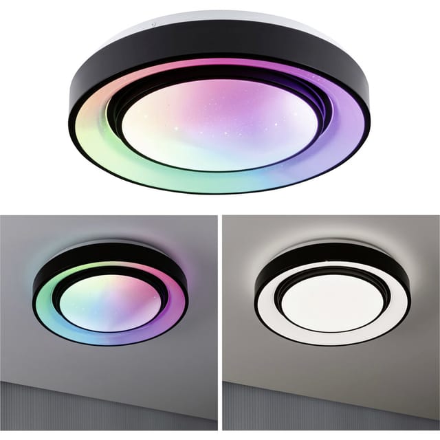 Paulmann 70544 LED-Deckenleuchte LED Schwarz, Weiß