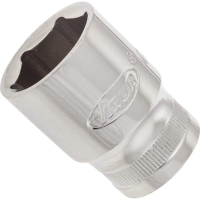 Vigor - Sechskant Steckschlüsseleinsatz ∙ V2566N ∙ 1/2 Zoll (12,5 mm) Vierkant hohl ∙ Außen Sechskant Profil ∙ sw 20 mm