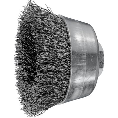 Topfbürste ungezopft tbu ø 60 mm M14 Stahl-Draht-Ø 0,30 für Winkelschleifer 43468902 1 St. - Pferd
