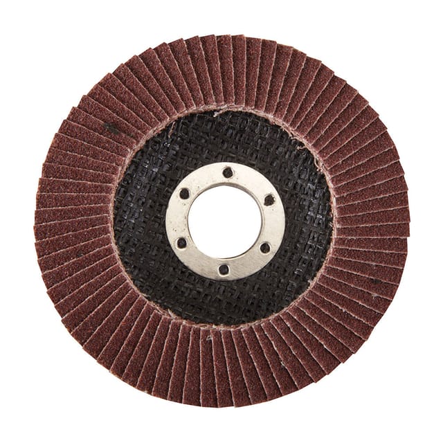 Korund-Fächerscheibe 115 mm, 80er-Körnung