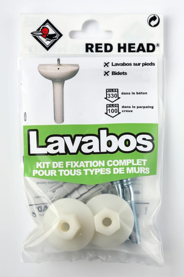 RED HEAD Spülbecken-Expansionsstopfen-Set, Durchm. 10 x L. 30 mm RED HEAD