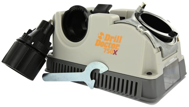 Tivoly • Drill Doctor DD750 XP Bohrerschärfer Ø 2,5 bis 19 mm Schärfen 118° bis 135° konischer Freiraum und Kreuzpunkt – Schnitttiefe und