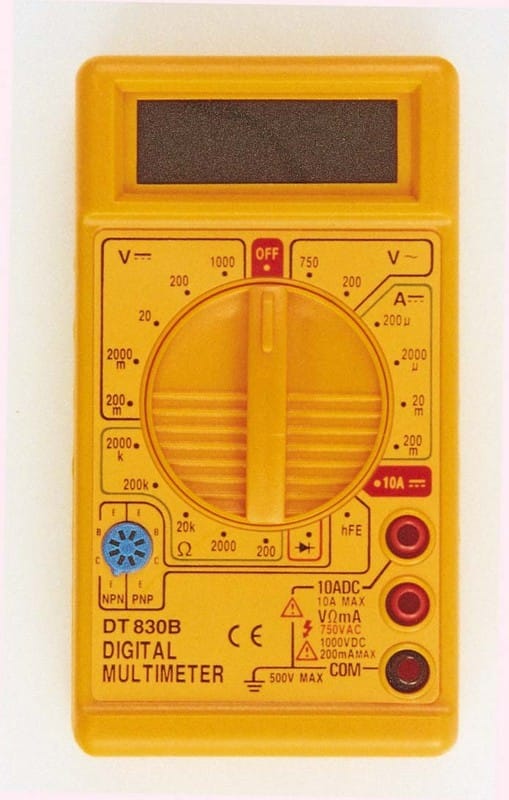 Batteriebetriebener Digitaler Tester Mit Selbstschirmender Anzeige