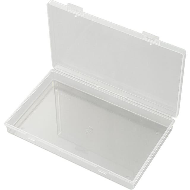 TRU COMPONENTS E-324-S Sortimentskasten (L x B x H) 176 x 110 x 26 mm Anzahl Fächer: 1 feste Unterte