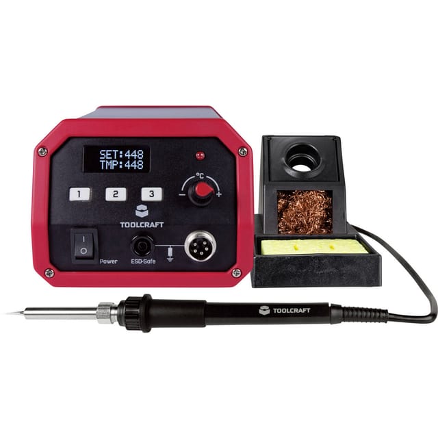 Toolcraft - ST-80D Lötstation digital 80 w 150 - 450 °c inkl. Lötspitze