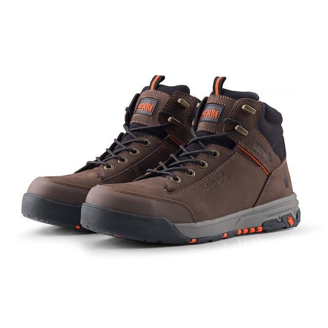 Scruffs Switchback 3 Premium Sicherheitsschuhe S3 Dunkelbraun 47