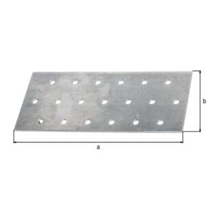 Galvanisierte Mehrlochplatte 140 x 60
