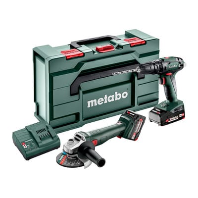 Metabo - Akku Combo Set 2.4.4 18 v, sb 18 + w 18 l 9-125 x 165 l
