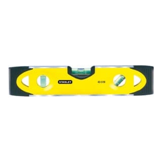 Niveau Torpedo - Bimaterial - Magnetisch - 23 cm - 3 Flaschen - STANLEY, 0-43-511