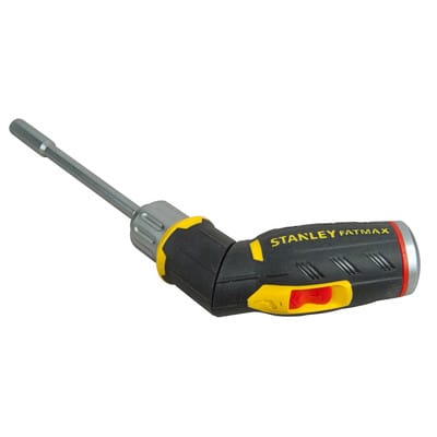 Stanley - FatMax Bit-Schraubendreher mit Pistolen-Ratsche und 12 Bits