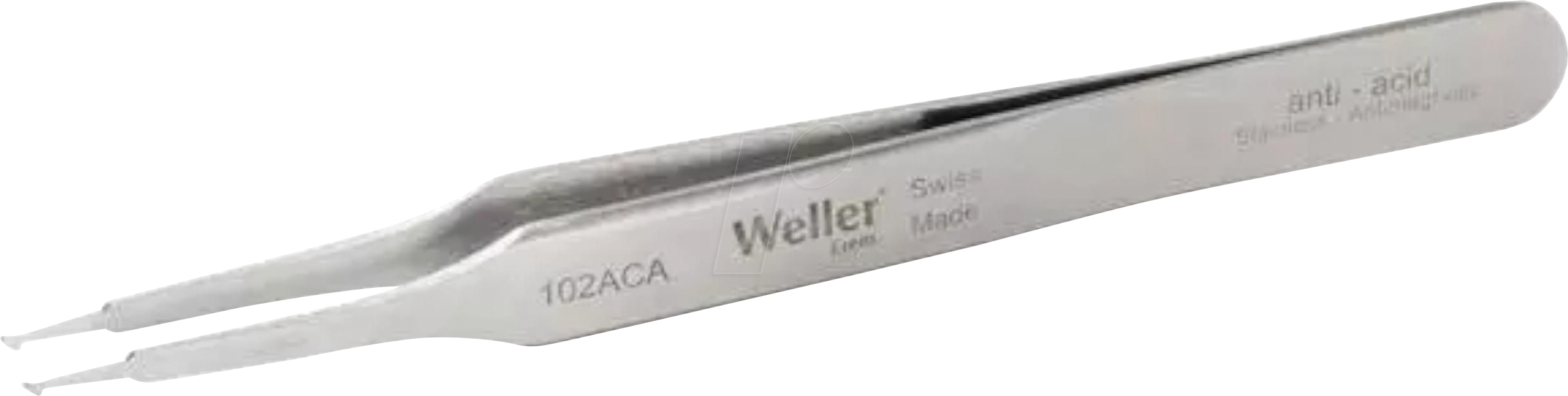 EREM 102ACA - SMD-Pinzette abgewinkelt 45° mit feinen Spitzen