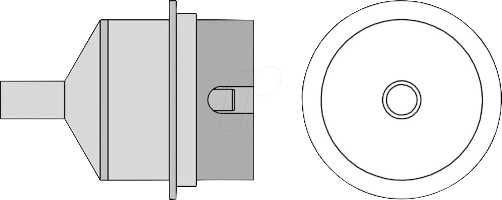WE T0058736867N - NR05 Heißluftdüse Ø4,0 mm