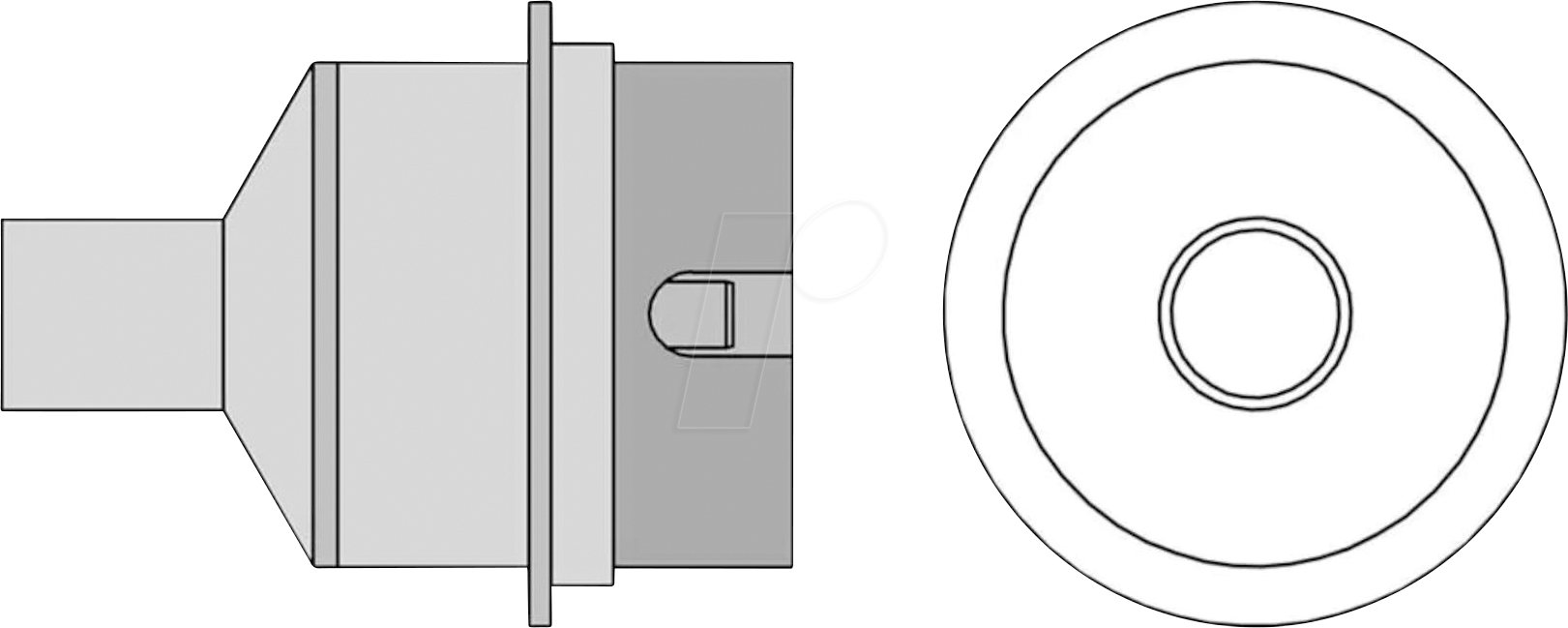 WE T0058736870N - NR10 Heißluftdüse Ø7,0 mm