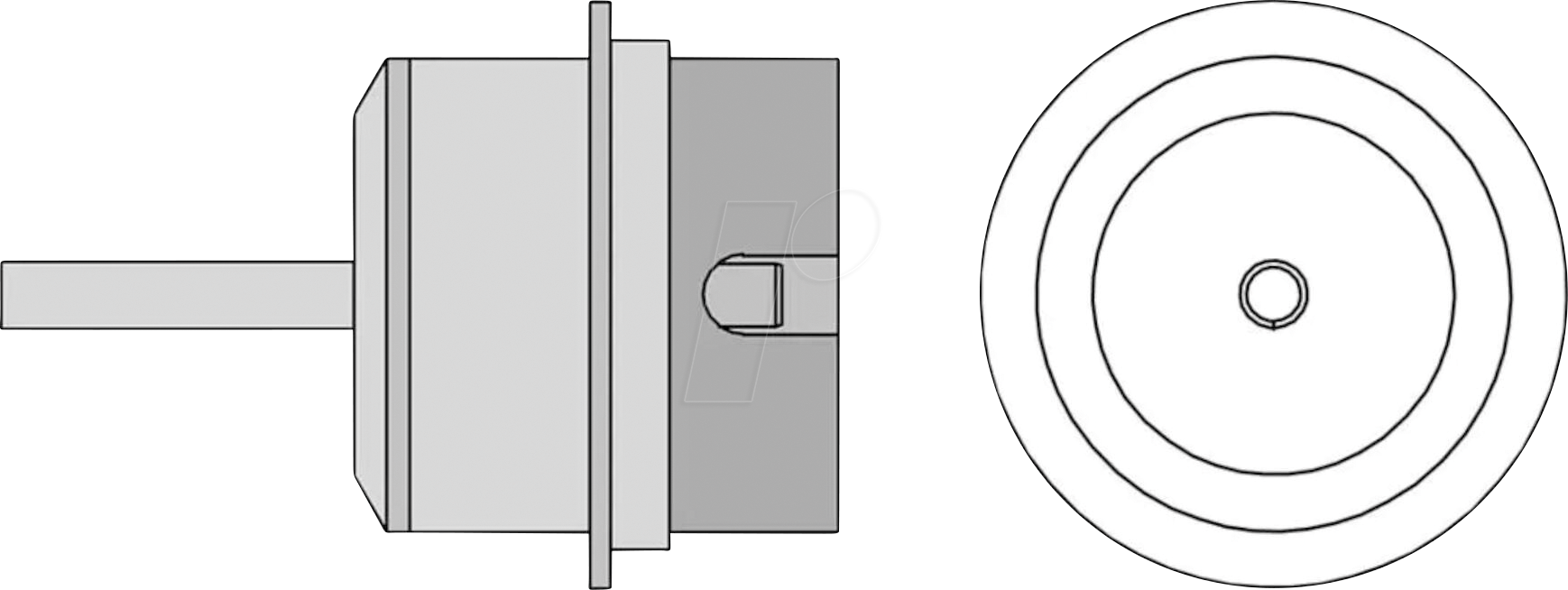 WE T0058736881N - NR04 Heißluftdüse Ø2,5 mm
