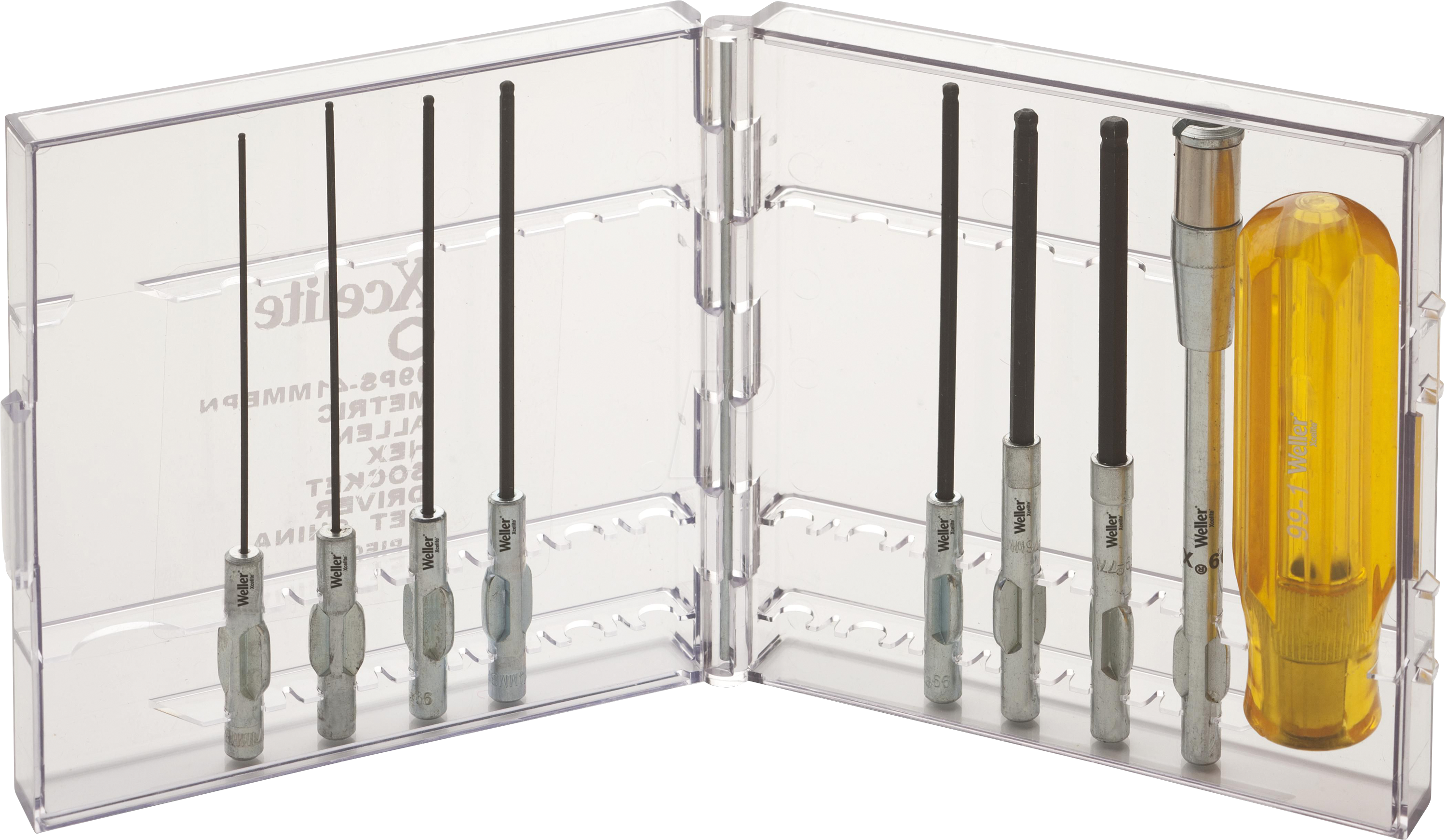 WEX 99PS41MMBPN - 9-teiliges Ballpoint Allen®-Sechskant-Steckschlüssel-Set - metri