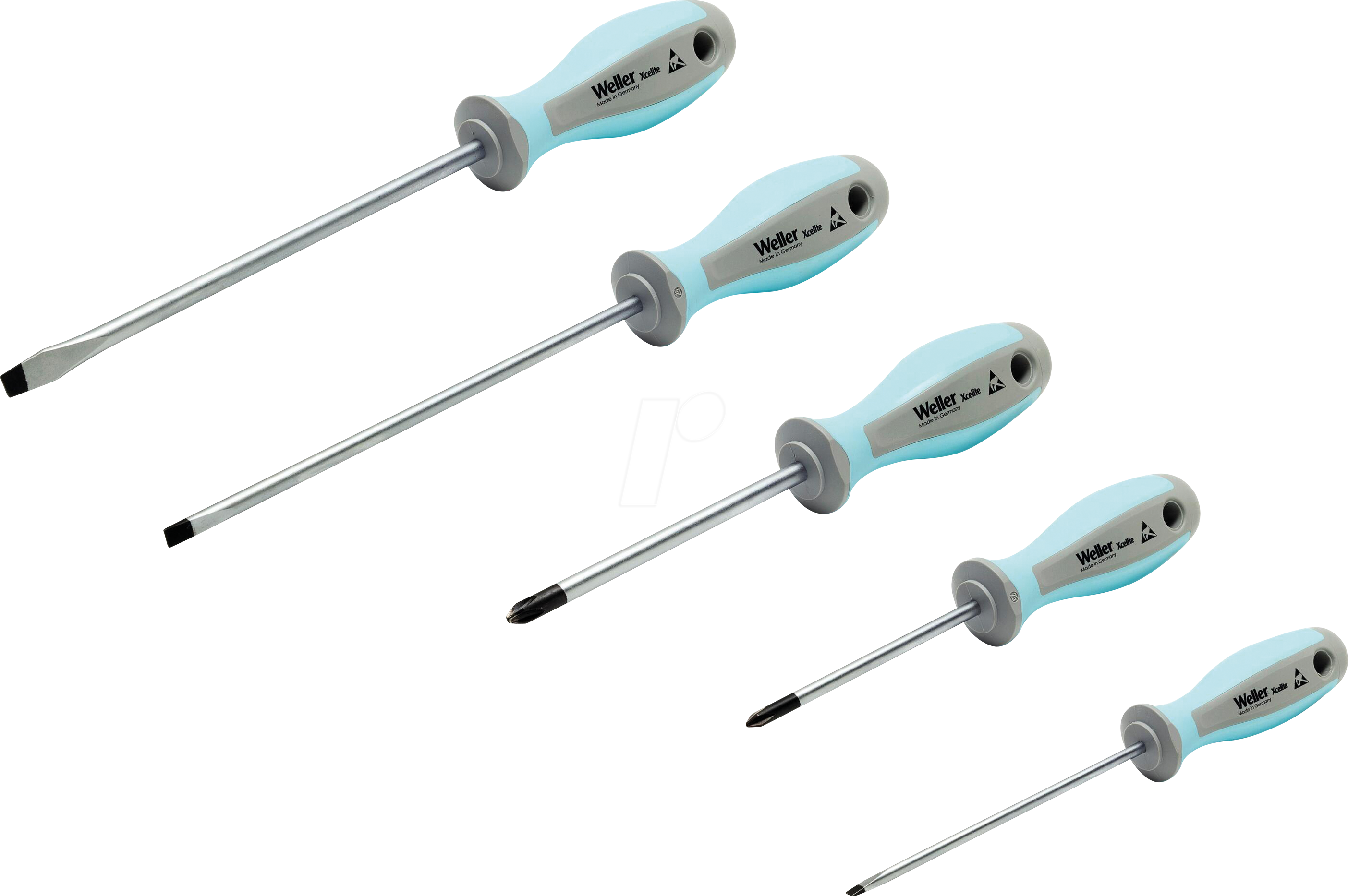 WEX XPE500 - 5-teiliges ESD-sicheres Pro Series-Schraubendreherset