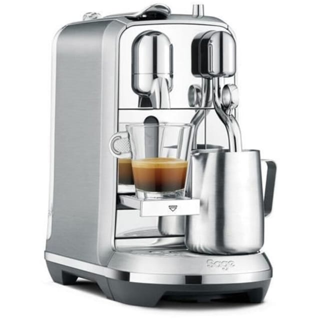 nespresso kaffeemaschine 19 bar edelstahl - sne800bss4efr1 - sage