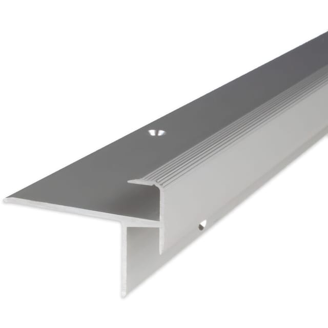 Proviston - Treppenkantenprofil 43 x 30 x 1000 mm Aluminium eloxiert Winkelprofil Silber