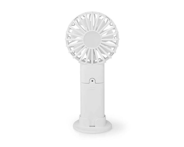 Nedis Tragbarer Ventilator Weiß 6 cm Durchmesser Leicht