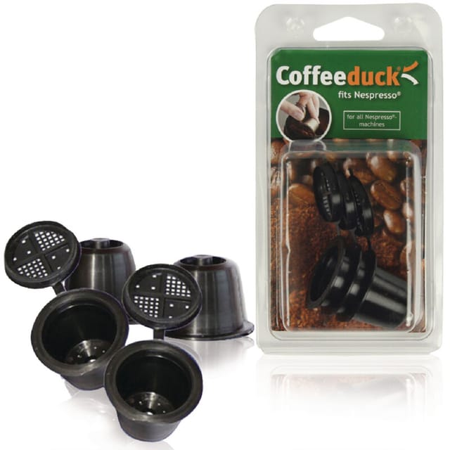 Unbekannt - Coffeeduck fits Nespresso Espresso Cups Universal Permanent Filter nachfüllbar