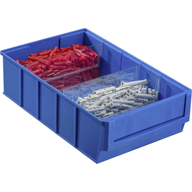 456530 Sichtlagerkasten (l x b x h) 300 x 185 x 81 mm Blau 1 St. - Allit