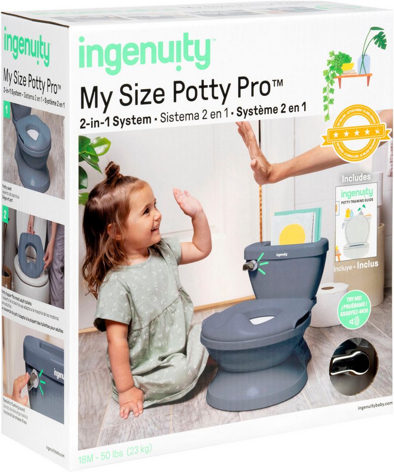 Ingenuity My Size Potty Pro - Blue Bild 5