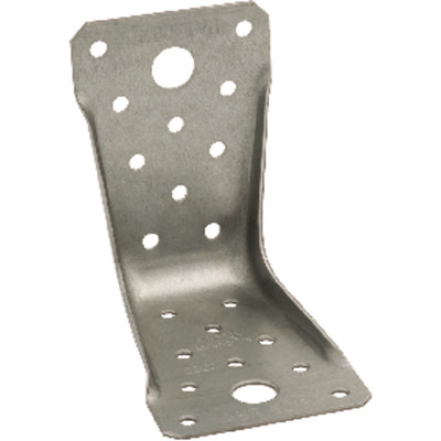 Winkelverbinder mit Rippe, Stahl verzinkt, ABR 9015