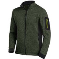 Strickjacke CHRISTOPH, olivgrün/schwarz, Größe S Bild 2
