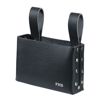 Nageltasche STEFAN, Leder, schwarz