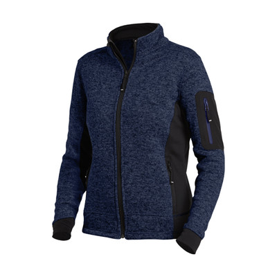 Strickjacke MARIEKE, marine/schwarz, Größe L