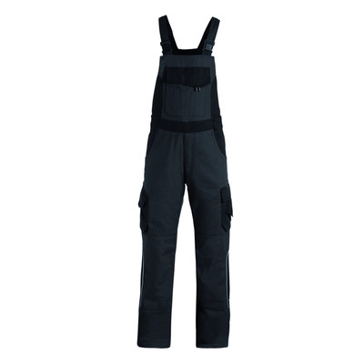 Latzhose ECKHARD anthrazit/schwarz, Größe 58